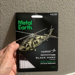 Metal Earth black hawk